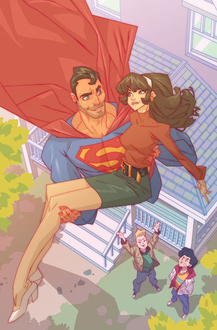 Book Girl: Art of the Day: Lois and Clark (Man of Steel)